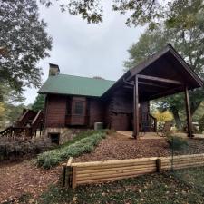 Log Home Surface Stripping And Staining In Jasper GA 13